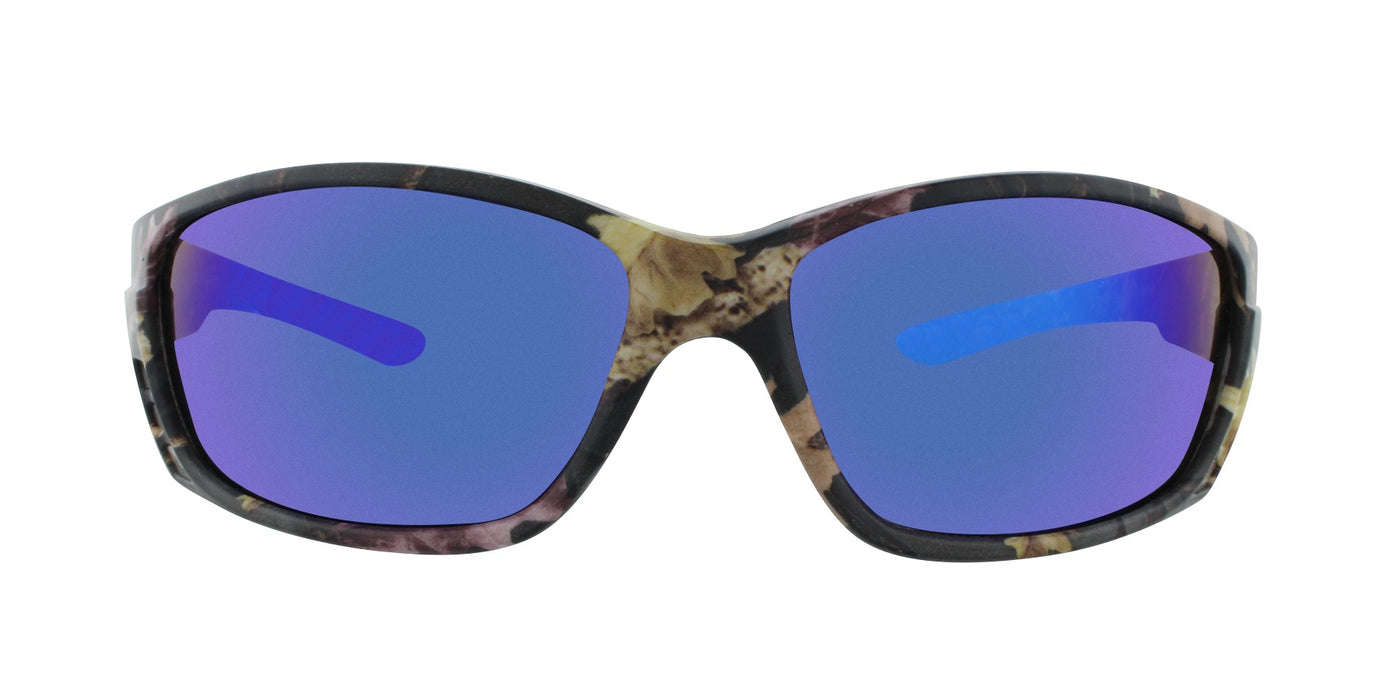 Archer - Polarized Camouflage Sports Wrap (Blue Mirror)