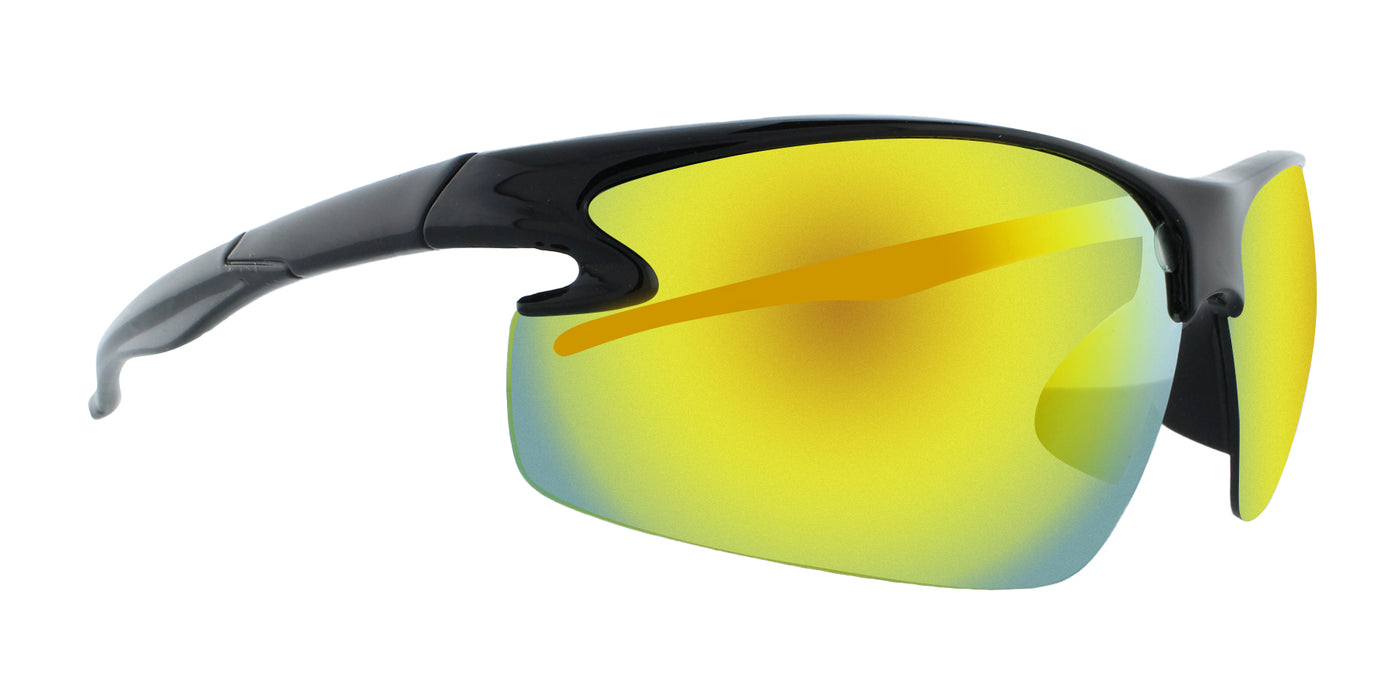 Gladius - Polarized Sports Blade Black (Gold Mirror)