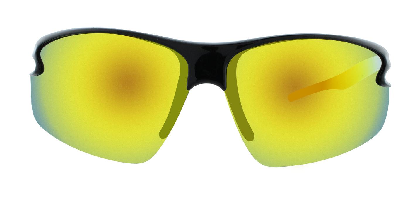 Gladius - Polarized Sports Blade Black (Gold Mirror)