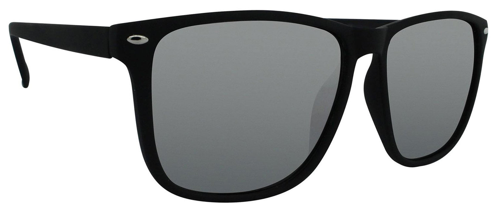 Vital - Polarized Soft Touch Rubber Frame (Silver Mirror)